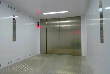 Elevador de carga em aço inox